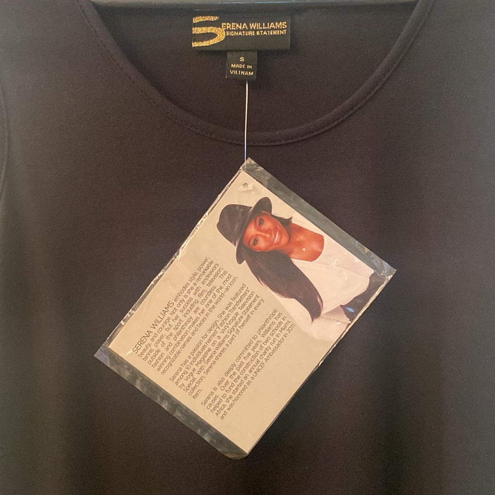 Serena Williams Signature Statement Black Top - Picture 9 of 11
